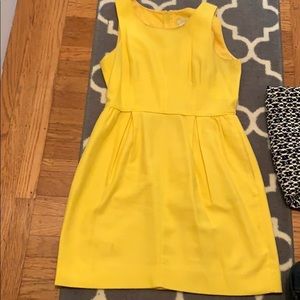 Yellow Jcrew dress